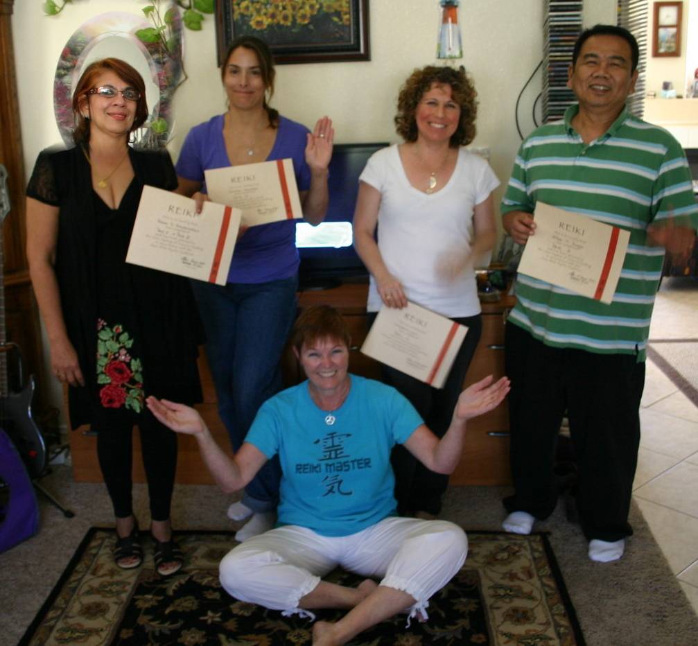 Reiki 1 class graduates las vegas 9-25-2010