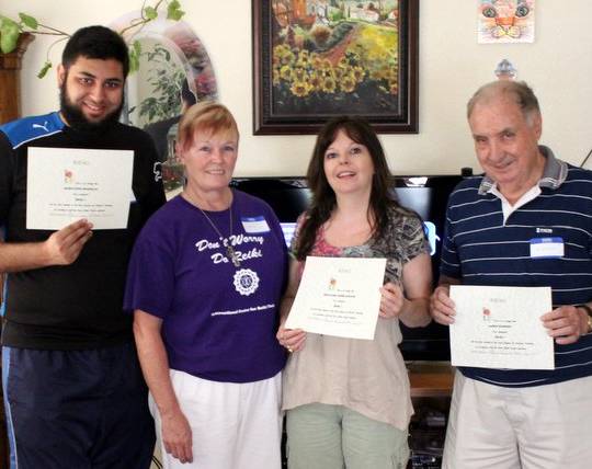 Another great Pure Reiki 1 Class in July 2012 Las Vegas Nevada 