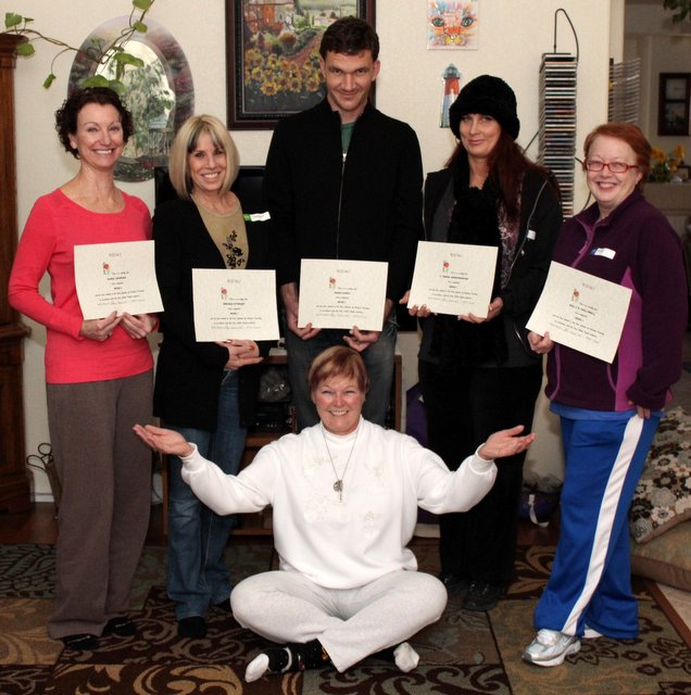 Reiki 1 Certification Class with Reiki Master Eileen in Las Vegas 2013